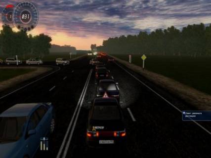 В ночное время Игра симулятор вождения